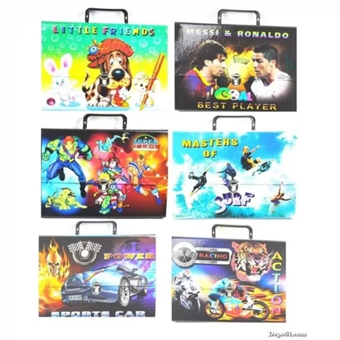 ÖZGÜR KUTU KLASÖR KUPLU DESENLİ