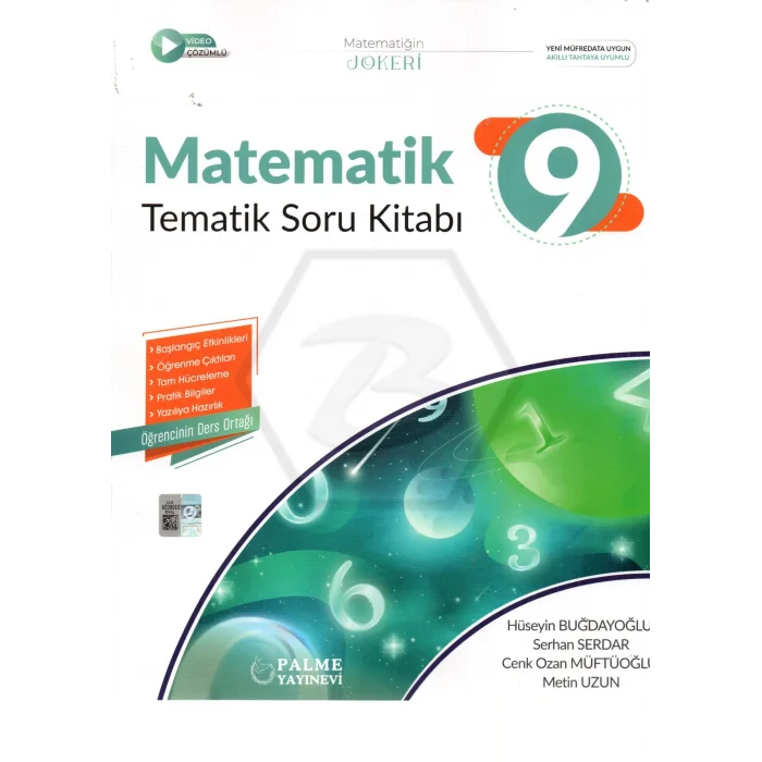 Palme 9 Sınıf Matematik Tematik Soru Kitabı