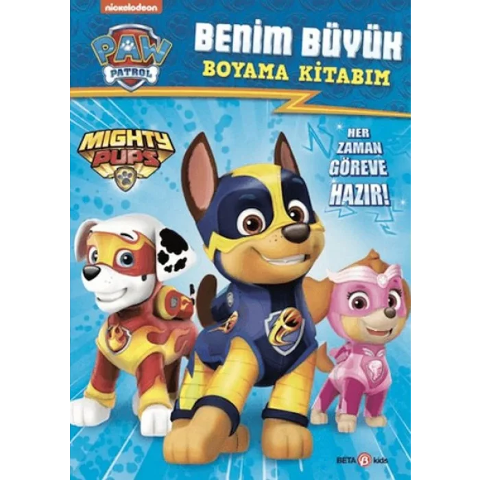 Paw Patrol Benim Büyük Boyama Kitabım
