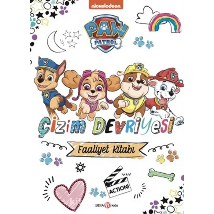 PAW Patrol Çizim Devriyesi Boyama Kitabı