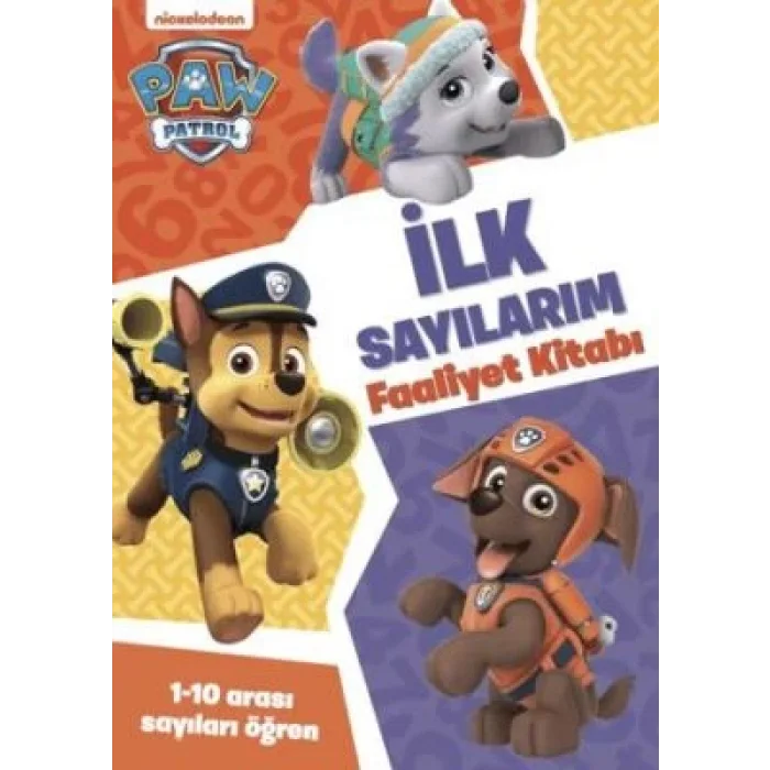 Paw Patrol İlk Sayılarım Faaliyet Kitabı
