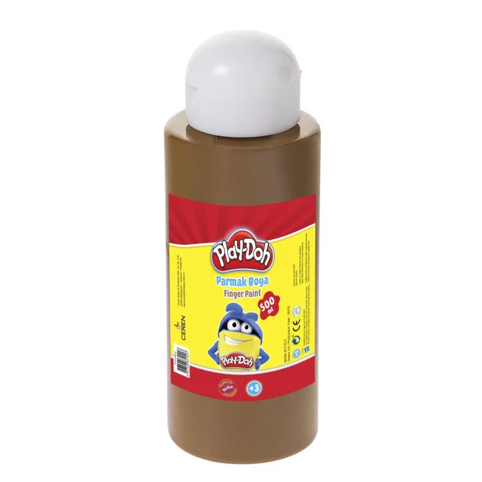Play-Doh Parmak Boyasi (Tüp) 500 Ml. Kahverengi
