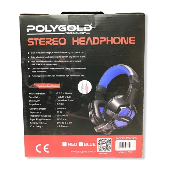 Polygold Pg-6965 Çift Jackli Usb Işikli Oyuncu