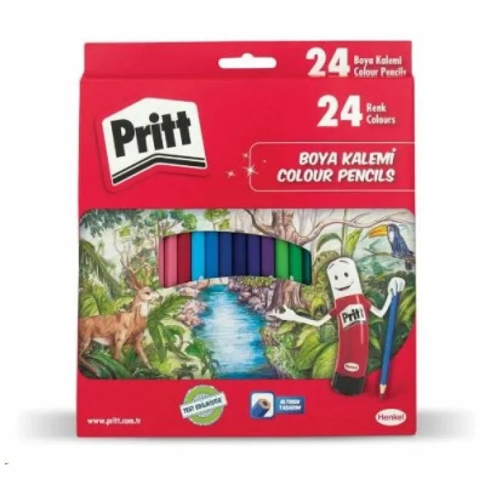 PRITT BOYA KALEMİ 24 RENK KARTON KUTU