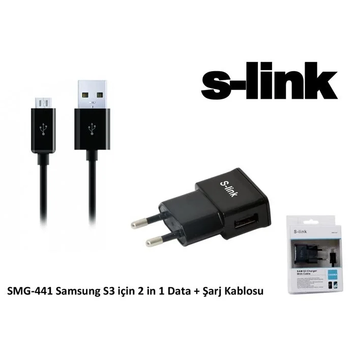 S-LİNK ŞARJ CİHAZI SMG-441 1000MA MİCRO USB