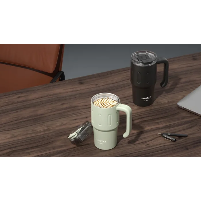 SHOTAY MUG PASLANMAZ ÇELİK 600 Ml. (2 KARIŞIK RENK/DESEN) ST-8169