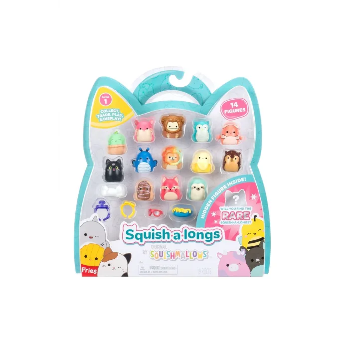 SQUİSH-A-A-LONGS 14 FİGÜR YÜZÜK SET SERİ