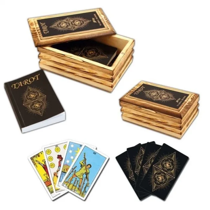 STAR TAROT OYUN KARTI AHŞAP KUTULU