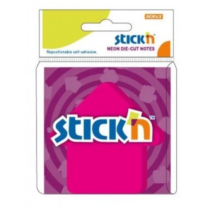 Stıckn 70x70 Ok Şekilli Neon Pembe 50yp