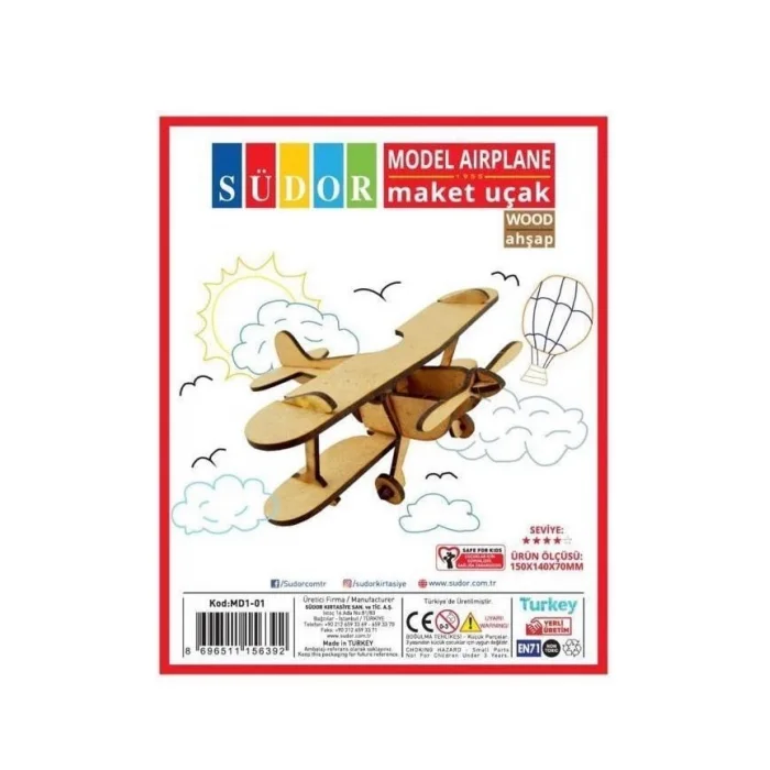 Südor Ahşap Maket Uçak