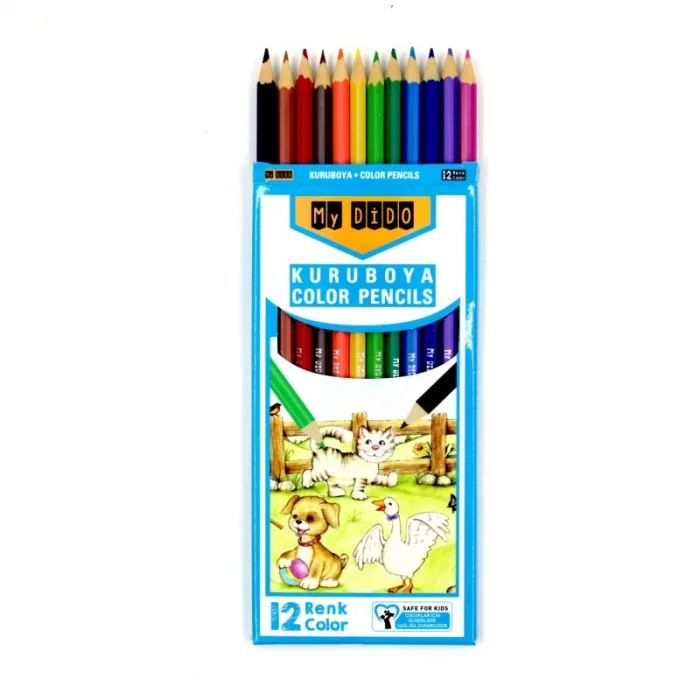 SÜDOR MYDİDO KURU BOYA UZUN 12 RENK