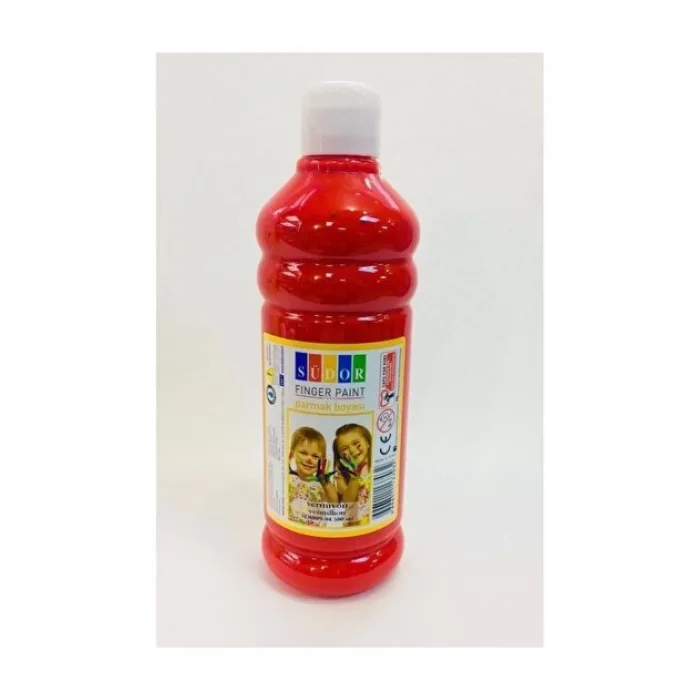 SÜDOR PARMAK BOYASI 500ML KIRMIZI