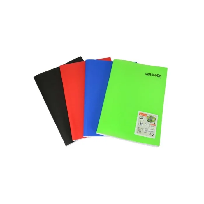 TEXT NEON DEFTER A4 PP KAPAK DİKİŞLİ 60 YP ÇİZGİLİ MTXNE-A460-Ç