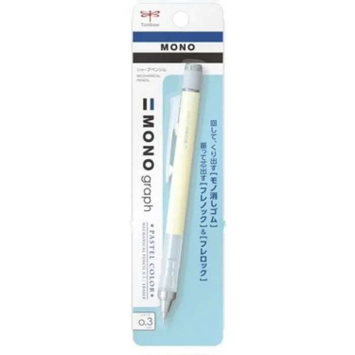 TOMBOW MONO GRAPH PASTEL MEKANİK KURŞUN KALEM 0.7MM KREM SARI