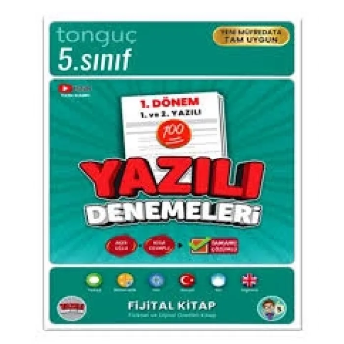 Tonguç Akademi 5. Sınıf Yazılı Denemeleri 1. Dönem 1 ve 2. Yazılı
