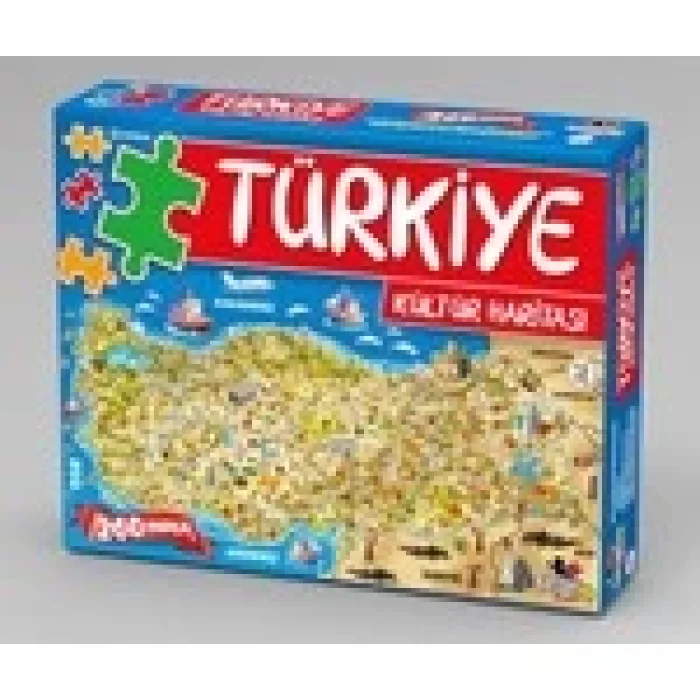TOTTERİQ KİDS PUZZLE 7213 TÜRKİYE KÜLTÜR HARİTASI 260 PARÇA 3+