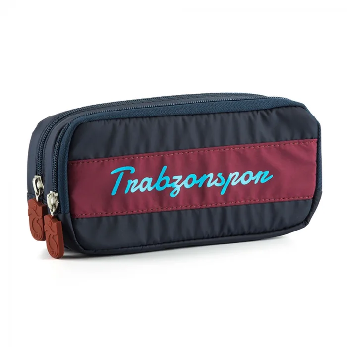 TRABZONSPOR KALİGRAFİK BASKILI LACİVERT KALEM ÇANTA
