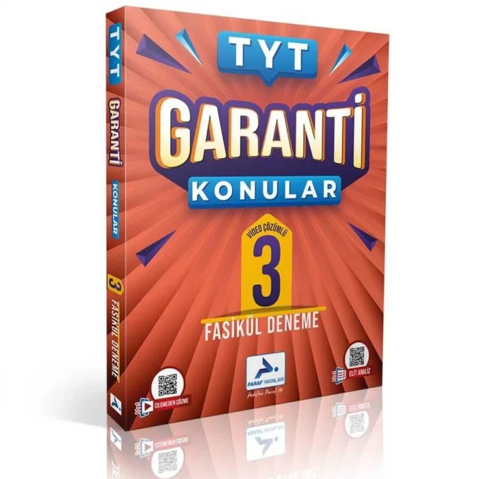 Tyt Garanti Konular 3 Fasikül Deneme