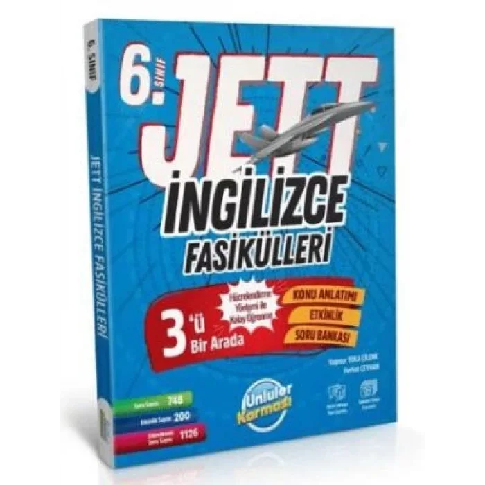Ünlüler Karması 6. Sınıf Jett İngilizce Fasikülleri