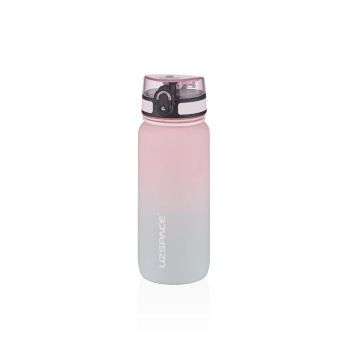 UZSPACE MATARA TRİTAN 650 ML PİNK-GREY