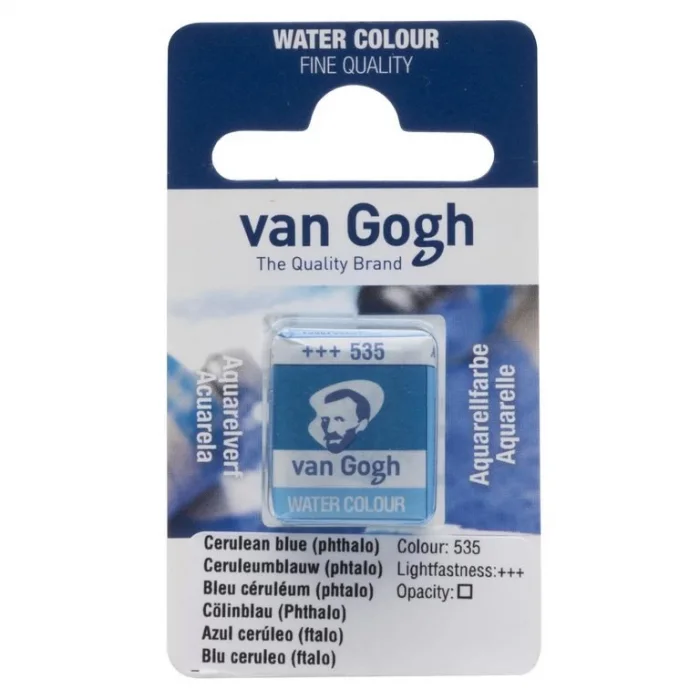 Van Gogh Tablet Suluboya Cerulean Blue (Phthalo) 535