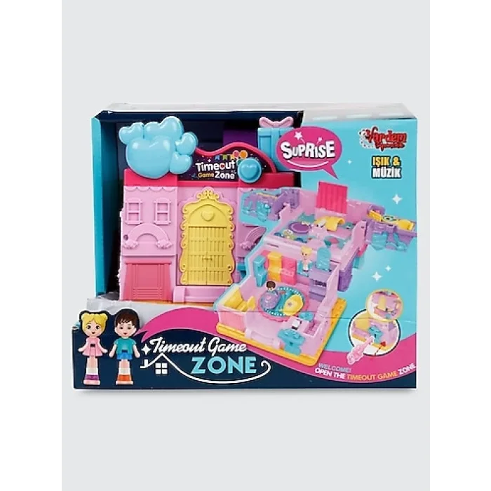 VARDEM SÜRPRİZ EV SERİSİ QF2910-11-12-13-14-15 AKSESUARLI AÇILIP KATLANIR IŞIKLI MÜZİKLİ 3+