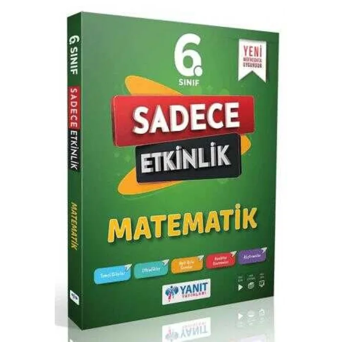 Yanıt Yayınları 6. Sınıf MATEMATİK Sadece Etkinlik