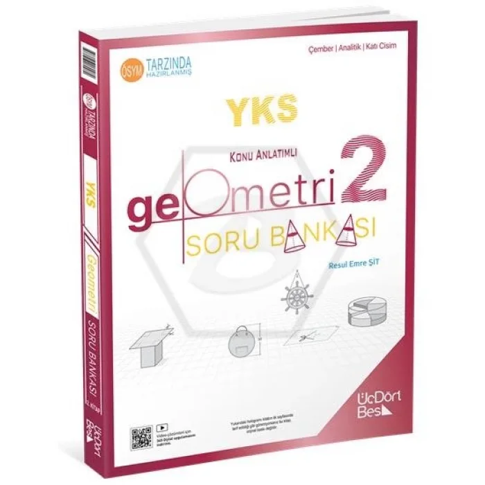 YKS Geometri Konu Anlatımlı Soru Bankası 2. Kitap ÜÇDÖRTBEŞ