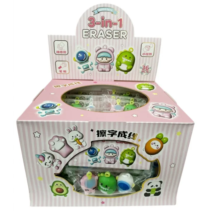 ZUZU KALEM BAŞLIĞI SİLGİ+ANAHTARLIK