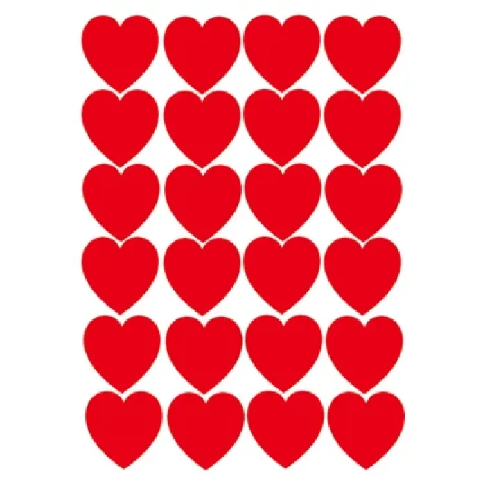 ZUZU STICKER RENKLİ KALP DK-511