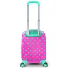 Yaygan Coral Hıgh Mini Su Yeşili Kalp Desenli Çekçekli Valiz 16715