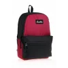 KAUKKO	SIRT ÇANTASI BASIC COLORS BORDO-SİYAH K1422