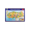 ODAK TÜRKİYE HARİTASI SİYASİ-FİZİKİ 50x70