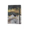 Keskin 17*24 96Yp.Düz Ciltli Las. Marble Gold Def.