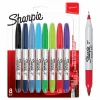 Sharpie Twin Tip Permanent Markör, 8li Karışık Paket