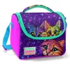 CORAL HIGH KIDS PEMBE MOR KEDİ DESENLİ THERMO BESLENME ÇANTASI 11732