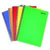 FLEX NEON DEFTER A4 PP KAPAK SPİRALLİ 60 YP ÇİZGİLİ MFXNE -A460-Ç