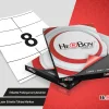 HERBOY LASER ETİKET BEYAZ 105X70 100 LÜ HB-1208