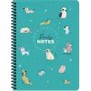 KESKİN DEFTER SEVİMLİ HAYVANLAR 17x24 SPİRALLİ SERT KAPAK 100 YP. ÇİZGİLİ 418921