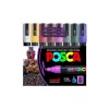 UNİ POSTER MARKÖRÜ POSCA PC-5M-8C DC 1.8-2.5 KOYU RENKLER 8 Lİ