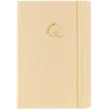 VİCTORİAS JOURNALS BUJO DEFTER KETEN , 96 YAPRAK, 160 GR. BEYAZ KAĞIT ,CEPLİ ,LASTİKLİ.NOKTALI BEJ 124-1649