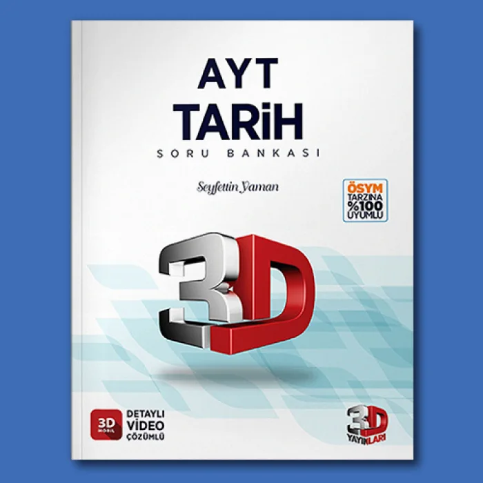 3D YAYINLARI AYT TARİH SORU BANKASI