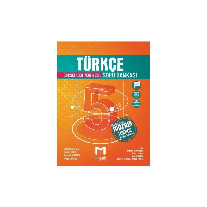 5. Sınıf Türkçe Soru Bankası Mozaik Yayınları