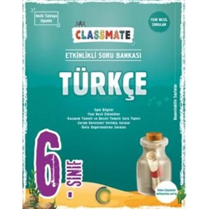 6. Sınıf Classmate Türkçe Soru Bankası OKYANUS