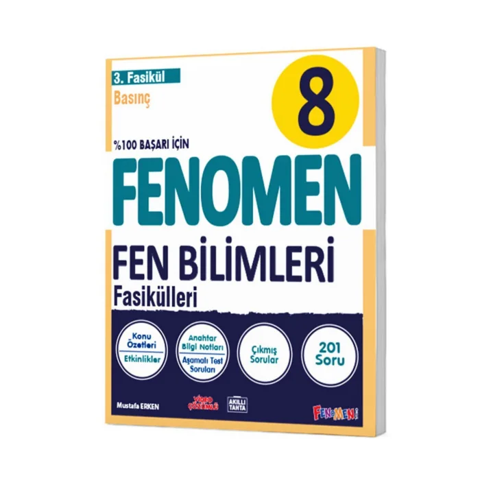 8. Sınıf Fen Bilimleri Fenomen Fasikül 3 Basınç Fenomen Okul Yayınları