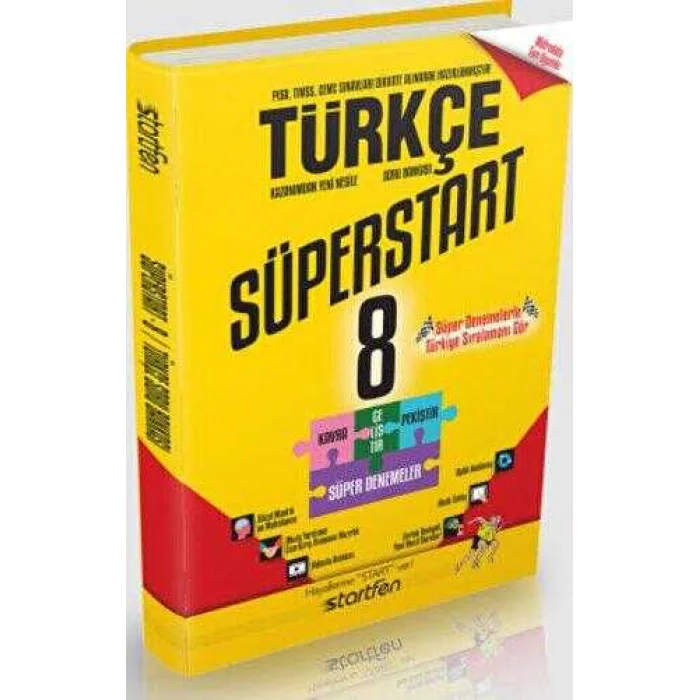 8. Sınıf Türkçe Süperstart Soru Bankası Startfen Yayınları