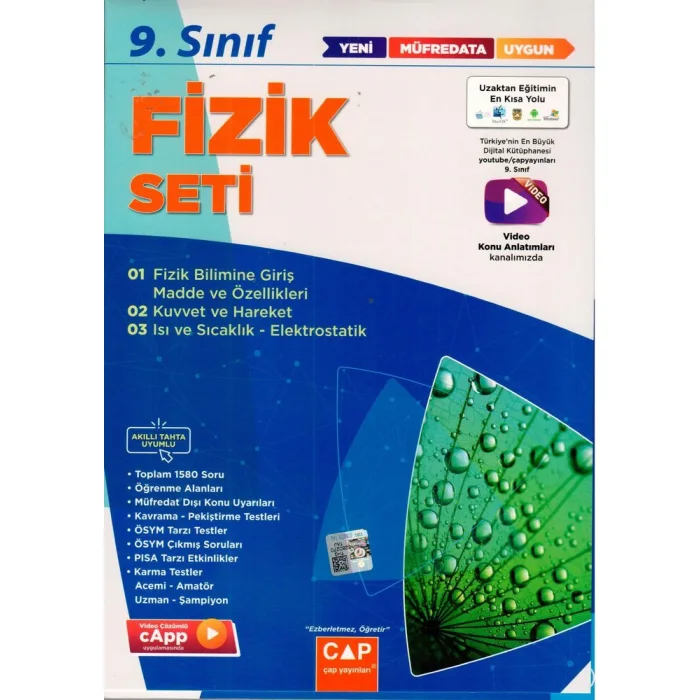 9. SINIF FIZIK SETİ ÇAP YAYINLARI