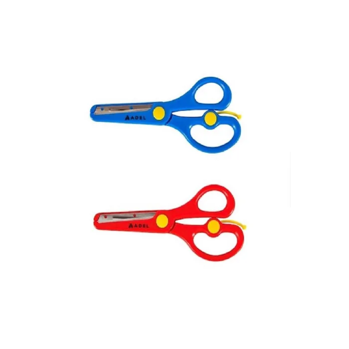 ADEL PLASTİK KORUMALI YAYLI OKUL MAKASI 821