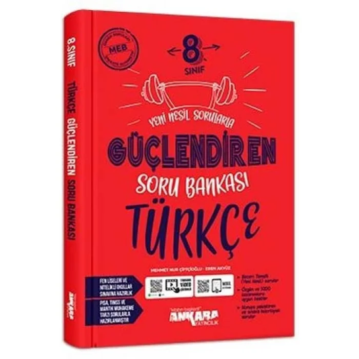 ANKARA 8.SINIF TÜRKÇE GÜÇLENDİREN SORU BANKASI