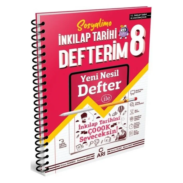 ARI 8.SINIF SOSYALIMO İNKILAP TARİHİ DEFTERİM